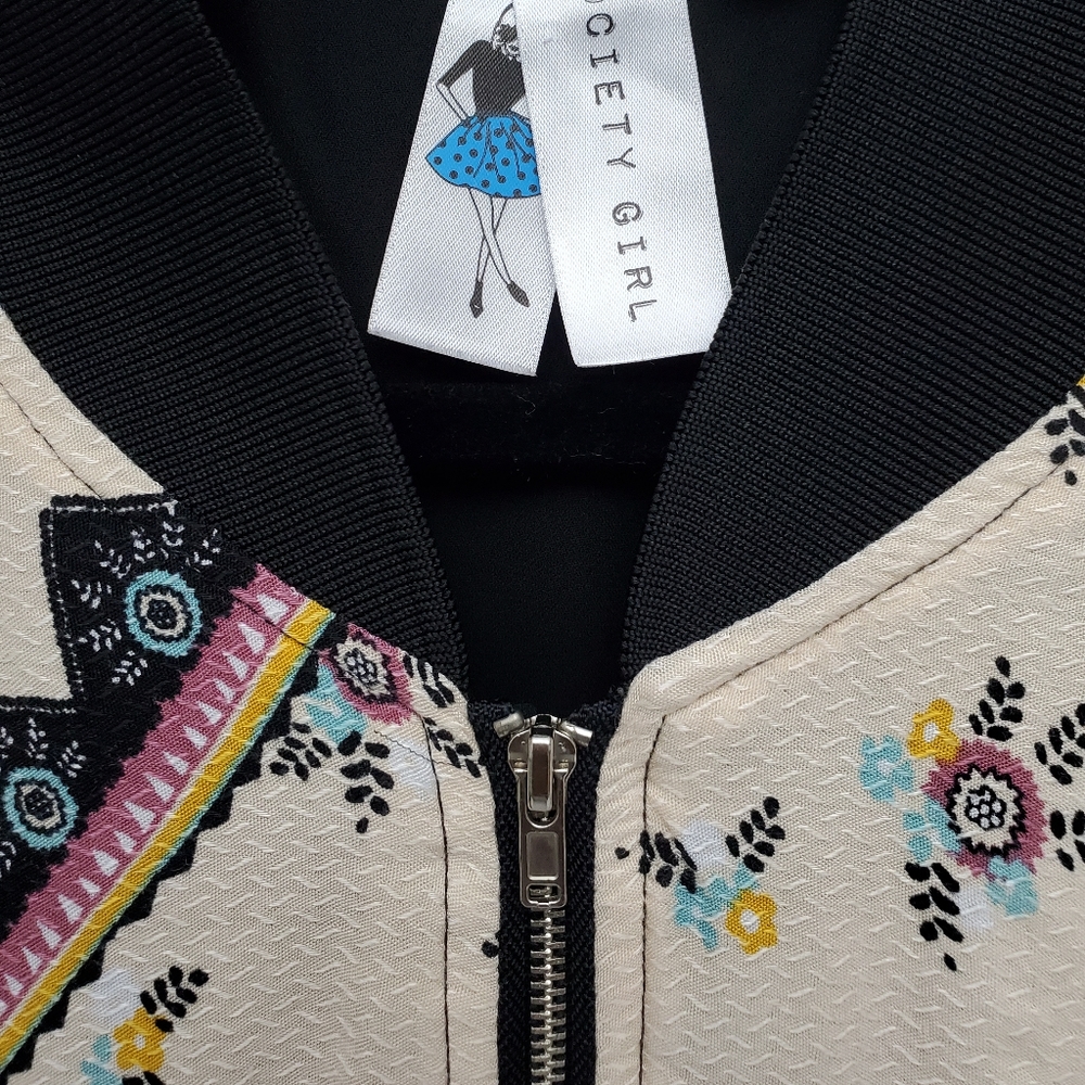 NWOT Tribal Varsity Style Jacket - Picture 6 of 15
